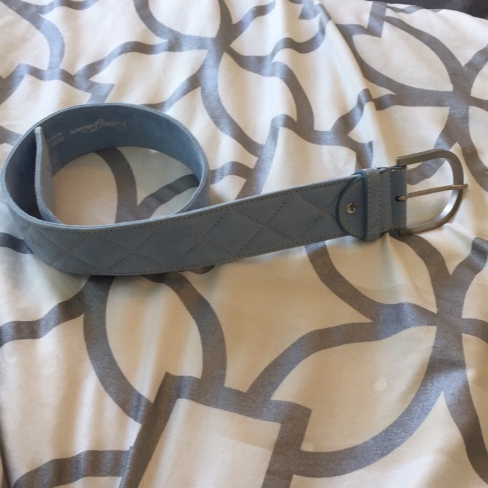 Blue riding belt